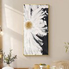 Handmade White Flower Picture Wall Art Paintings Handpainted Oil Painting Daisy