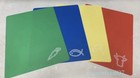 4 Flexible Chopping Mats 12  X 15  Color Code Set Kitchen Cutting Board Bpa Free