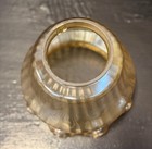 Vianne - Lamp Light Shade - Art Nouveau - Etched - Amber Tint -3 7 8  Fitter