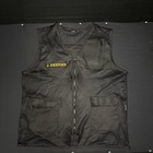 Authentic Police Chaplain Vest Black Mesh With Pockets Rare
