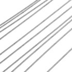  10 Pcs Stainless Steel Wire Rope Aluminum Sleeve Safety Cable Security Lanyard