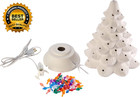 Ready To Paint Ceramic Bisque  Large 15 5  Christmas Tree   Base - Light Up  - E