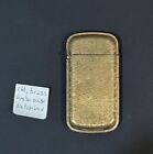 Vintage  Brass Decorative Match Safe  Case   Vesta   Holder