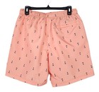 Nautica Men s Anchor Print 7  Swim Trunks Guava Punch Orange Xxl Nwt