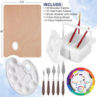 196pcs Deluxe Artist Painting Set With French Easel  48 Colors Acrylic   Oil Pai
