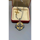 Tibetan Vajra Pendant Necklace Ethnic Style Jewelry Buddhist Amulet
