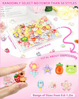 100pcs Fiveizero Cute Slime Charms Bulk Set     Kawaii Flatback Resin Charms For C