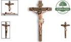 Extra-large 20 75  Catholic Crucifix Wall Cross - Hand-painted Realism