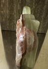 Hand Carved Elephant Green Onyx Animal Figurine
