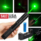 9900mile Rechargeable Green Laser Pointer Pen Light Astronomy Visible Beam Lazer