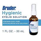 Bruder Hygienic Eyelid Solution Spray - Pure 0 02  Hypochlorous Acid 1 Fl Oz Exp