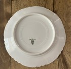 Antique Habsburg Austria China Salad Plate White Scallop 7 3 4   