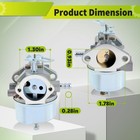 Carburetor For Tecumseh 640349 640052 8hp 8 5hp 9hp 10hp 10 5hp 11hp Engine Carb