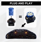 10pcs T10 194 168 Led Dash Instrument Liht Bulbs With Twist L Color  Ice Blue