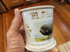 Old Occupational Shaving Mug pic Of A Farm Lard Hog