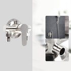 Wall Mount Shower Faucet Control Valve Bath Mixer Bathroom Water Tap hot   Cold