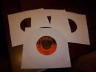 500ct 7  45 Rpm Paper Inner Sleeves hole For Viewing Label   Record  Album   