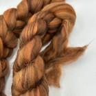 Blue Barn Fiber Merino Wool Hank Brown Lot 2 Sequoia Tree Bark 100g Hand Painted