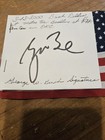 President George Bush Signed Card
