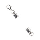 6pc Gold And Silver Tone Magnetic Lobster Clasp For Jewelry Necklace Color