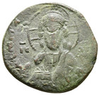 Time Of Romanus Iv 1068-1071 Anonymous Follis Ancient Byzantine Coin Christ 26cm