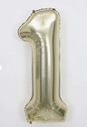 Champagne Gold Number Balloons Helium   s 0-9 J1 