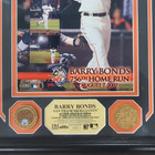 Barry Bonds 756th Hr Plaque W infield Dirt  200 2007 Limited Edition 2007 Rare 