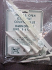Vtg New - Pga Tour Golf Bag Tag - 2007 U s  Open Packet - Oakmont Country Club