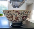 19 Century Chinese Porcelain Famille Rose Decorative Bowl - Late Qing Dynasty