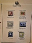 Canad   Stamps On Page Collection Stamps Used Collection  1950 s 