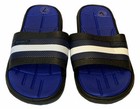 Men Slip On Sport Sandals Slides Rubber Flip Flops Shower Slippers Royal Black 9