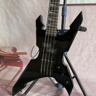 New 4 String Black Electric Bass Guitar Black Hardware Sss Pickups P90 Pickups