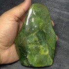 Polished Green Nephrite Jade Freeform 560g Crystal Healing Stone Mineral Rock