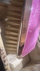 Art Deco Sterling Silver   Pink Guilloche Enamel Brush   Mirror In Original Case
