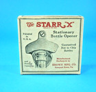 Barq s Root Beer Bottle Opener Starr X Cast Metal Wall Mount - New Old Stock