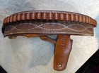 Davis Leather Company Fast Draw Buscadero Holster Rig - Colt Saa   Ruger Vaquero