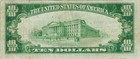 1929  10 National Bank Note   Johnstown  Pa   Charter 13781   Forbidden Title