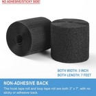 3in X 7ft   Sew On Hook And Loop Strips For Fabric   Non-adhesive Hook   Loop Ro