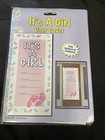 Baby Shower It s A Girl All-weather Door Sign Plastic 60  X 30  Announcement
