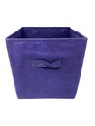 Blue 13  Large 6 Pc Fabric Storage Bins Box Organizer Cube Basket Container