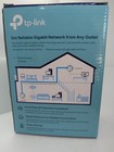 Tp-link Av1000 Gigabit Powerline Starter Kit 2 Adapters Plug   Play White