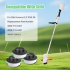 6pcs Trimmer Replacement Spool Line For Stihl Autocut 2-2 Fsa 56  Grass    