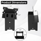 Deer Blind Brackets  Outdoor 4 X 4 Platform Bracket  12   14 Gauge Steel