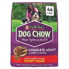 Purina Dog Chow Complete Dry Dog Food For Adult Dogs High Protein  Lamb  44 Lb