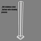 Glass Railing Post Corner Post Stainless Steel Balustrade For Balcony Stairs New