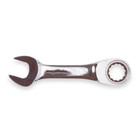 Stubby Ratcheting Combination Box Wrench 10mm 13mm Metric New 12pt 72 Tooth