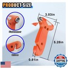 Kiturek Car Safety Hammer  3-in-1 Car Emergency Escape Tool With Window Break
