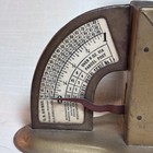 Vintage Liberty Postal Scale Letters Antique Metal Desk Scale 2 Lb Capacity