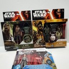 Star Wars 3 Lot The Force Awakens Action Figures 3 75  Rey Chewy Bb-8 Elite Guar