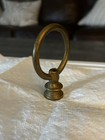 Vintage 2 3 4    Cast Brass Hanging Antique Lamp Light Hanger Chain Hook Finial